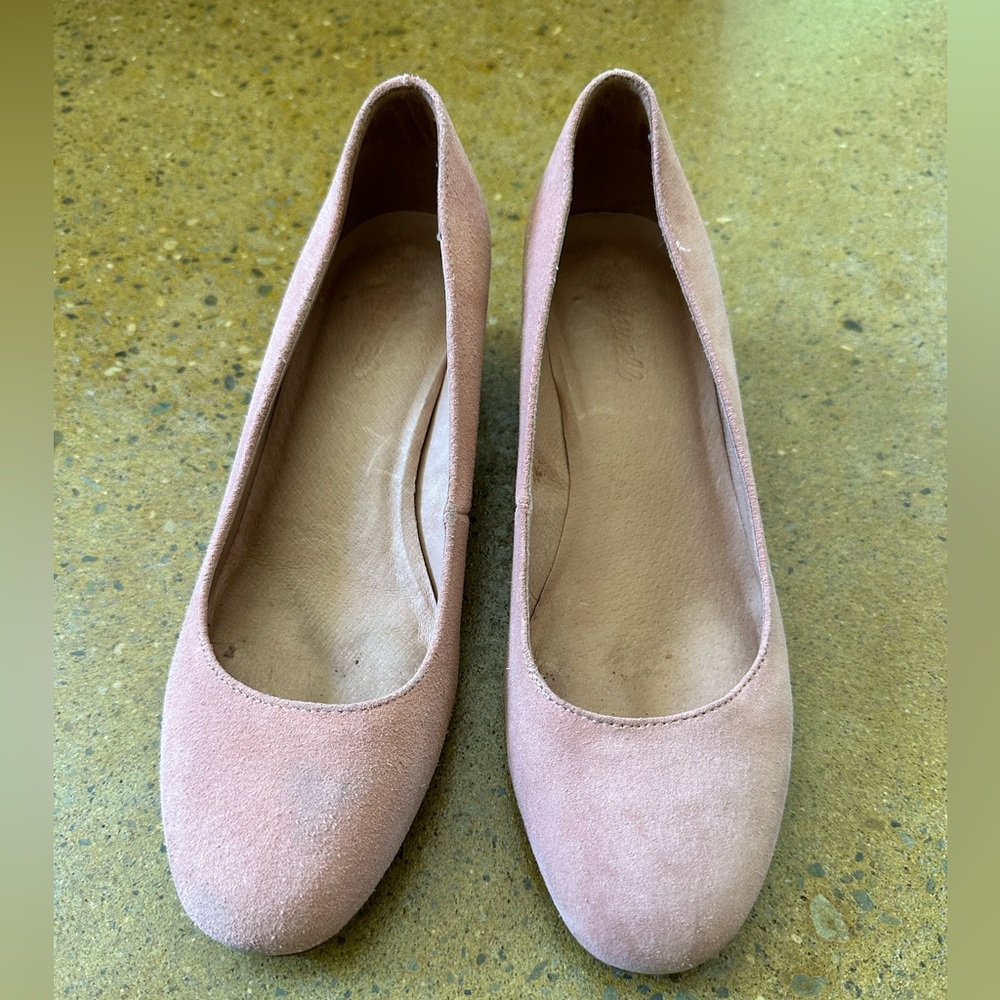 Maxwell low heels in dusty pink